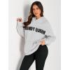 imageTrendy Queen Womens Oversized Hoodies Fleece Sweatshirts Long Sleeve Sweaters Pullover Fall Outfits Winter ClothesGrey Blacktrd
