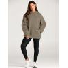 imageTrendy Queen Womens Oversized Hoodies Fleece Sweatshirts Long Sleeve Sweaters Pullover Fall Outfits Winter ClothesLight Coffee