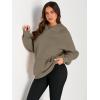 imageTrendy Queen Womens Oversized Hoodies Fleece Sweatshirts Long Sleeve Sweaters Pullover Fall Outfits Winter ClothesLight Coffee