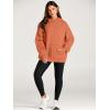 imageTrendy Queen Womens Oversized Hoodies Fleece Sweatshirts Long Sleeve Sweaters Pullover Fall Outfits Winter ClothesMelon Orange