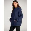 imageTrendy Queen Womens Oversized Hoodies Fleece Sweatshirts Long Sleeve Sweaters Pullover Fall Outfits Winter ClothesNavy