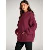 imageTrendy Queen Womens Oversized Hoodies Fleece Sweatshirts Long Sleeve Sweaters Pullover Fall Outfits Winter ClothesRed