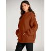 imageTrendy Queen Womens Oversized Hoodies Fleece Sweatshirts Long Sleeve Sweaters Pullover Fall Outfits Winter ClothesRust