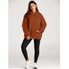 imageTrendy Queen Womens Oversized Hoodies Fleece Sweatshirts Long Sleeve Sweaters Pullover Fall Outfits Winter ClothesRust