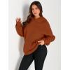 imageTrendy Queen Womens Oversized Hoodies Fleece Sweatshirts Long Sleeve Sweaters Pullover Fall Outfits Winter ClothesRust