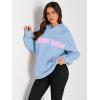 imageTrendy Queen Womens Oversized Hoodies Fleece Sweatshirts Long Sleeve Sweaters Pullover Fall Outfits Winter ClothesSkyblue Pinktrd