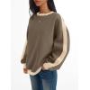 imageTrendy Queen Womens Oversized Sweatshirts Crewneck Hoodies Color Block Long Sleeve Pullover Fall Cute Top Fleece ClothesGrayisholive