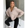 imageTrendy Queen Womens Zip Up Hoodies Oversized Sweatshirts Fall Fashion Outfits Sweaters Casual Jackets 2025 Winter ClothesApricot