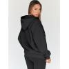 imageTrendy Queen Womens Zip Up Hoodies Oversized Sweatshirts Fall Fashion Outfits Sweaters Casual Jackets 2025 Winter ClothesBlack