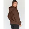 imageTrendy Queen Womens Zip Up Hoodies Oversized Sweatshirts Fall Fashion Outfits Sweaters Casual Jackets 2025 Winter ClothesCoffee