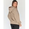 imageTrendy Queen Womens Zip Up Hoodies Oversized Sweatshirts Fall Fashion Outfits Sweaters Casual Jackets 2025 Winter ClothesDark Khaki