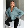 imageTrendy Queen Womens Zip Up Hoodies Oversized Sweatshirts Fall Fashion Outfits Sweaters Casual Jackets 2025 Winter ClothesLake