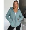 imageTrendy Queen Womens Zip Up Hoodies Oversized Sweatshirts Fall Fashion Outfits Sweaters Casual Jackets 2025 Winter ClothesLake