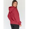 imageTrendy Queen Womens Zip Up Hoodies Oversized Sweatshirts Fall Fashion Outfits Sweaters Casual Jackets 2025 Winter ClothesRed
