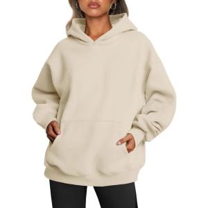 imageTrendy Queen Womens Oversized Hoodies Fleece Sweatshirts Long Sleeve Sweaters Pullover Fall Outfits Winter ClothesBeige