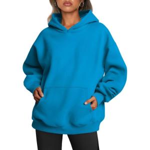 imageTrendy Queen Womens Oversized Hoodies Fleece Sweatshirts Long Sleeve Sweaters Pullover Fall Outfits Winter ClothesBlue