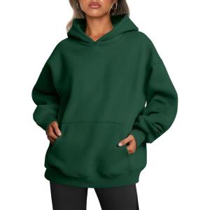 imageTrendy Queen Womens Oversized Hoodies Fleece Sweatshirts Long Sleeve Sweaters Pullover Fall Outfits Winter ClothesDark Green
