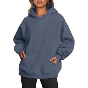 imageTrendy Queen Womens Oversized Hoodies Fleece Sweatshirts Long Sleeve Sweaters Pullover Fall Outfits Winter ClothesDusty Blue