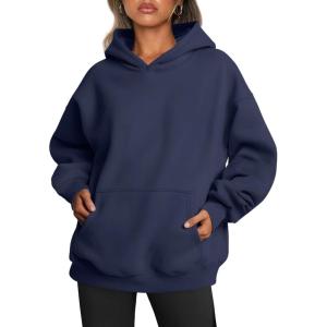 imageTrendy Queen Womens Oversized Hoodies Fleece Sweatshirts Long Sleeve Sweaters Pullover Fall Outfits Winter ClothesNavy