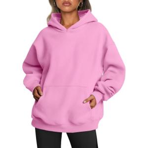 imageTrendy Queen Womens Oversized Hoodies Fleece Sweatshirts Long Sleeve Sweaters Pullover Fall Outfits Winter ClothesPink