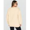imageTrendy Queen Sweatshirts for Women Hoodies Oversized Crewneck Tops Sweaters Comfy Fall Winter Outfits Clothes 2024 FashionApricot