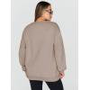imageTrendy Queen Sweatshirts for Women Hoodies Oversized Crewneck Tops Sweaters Comfy Fall Winter Outfits Clothes 2024 FashionCoffeegrey