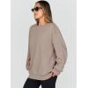 imageTrendy Queen Sweatshirts for Women Hoodies Oversized Crewneck Tops Sweaters Comfy Fall Winter Outfits Clothes 2024 FashionCoffeegrey