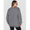 imageTrendy Queen Sweatshirts for Women Hoodies Oversized Crewneck Tops Sweaters Comfy Fall Winter Outfits Clothes 2024 FashionDarkgrey