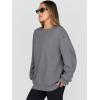 imageTrendy Queen Sweatshirts for Women Hoodies Oversized Crewneck Tops Sweaters Comfy Fall Winter Outfits Clothes 2024 FashionDarkgrey