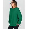 imageTrendy Queen Sweatshirts for Women Hoodies Oversized Crewneck Tops Sweaters Comfy Fall Winter Outfits Clothes 2024 FashionGrassgreen