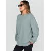 imageTrendy Queen Sweatshirts for Women Hoodies Oversized Crewneck Tops Sweaters Comfy Fall Winter Outfits Clothes 2024 FashionLightgreen