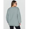 imageTrendy Queen Sweatshirts for Women Hoodies Oversized Crewneck Tops Sweaters Comfy Fall Winter Outfits Clothes 2024 FashionLightgreen