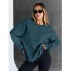 imageTrendy Queen Sweatshirts for Women Hoodies Oversized Crewneck Tops Sweaters Comfy Fall Winter Outfits Clothes 2024 FashionNavy