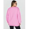 imageTrendy Queen Sweatshirts for Women Hoodies Oversized Crewneck Tops Sweaters Comfy Fall Winter Outfits Clothes 2024 FashionPink