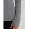 imageTrendy Queen Womens Lightweight Zip Up Jackets Mock Turtleneck Fall Hoodies Fitted 2024 Athletic Workout Clothes with PocketsGrey