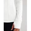imageTrendy Queen Womens Lightweight Zip Up Jackets Mock Turtleneck Fall Hoodies Fitted 2024 Athletic Workout Clothes with PocketsWhite