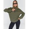 imageTrendy Queen Womens Oversized Sweatshirts Fall Fashion Hoodies Half Zip Pullover Long Sleeve Shirts Clothes OutfitsArmygreen