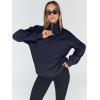 imageTrendy Queen Womens Oversized Sweatshirts Fall Fashion Hoodies Half Zip Pullover Long Sleeve Shirts Clothes OutfitsDarkblue