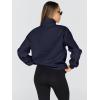 imageTrendy Queen Womens Oversized Sweatshirts Fall Fashion Hoodies Half Zip Pullover Long Sleeve Shirts Clothes OutfitsDarkblue