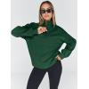 imageTrendy Queen Womens Oversized Sweatshirts Fall Fashion Hoodies Half Zip Pullover Long Sleeve Shirts Clothes OutfitsDarkgreen