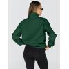 imageTrendy Queen Womens Oversized Sweatshirts Fall Fashion Hoodies Half Zip Pullover Long Sleeve Shirts Clothes OutfitsDarkgreen