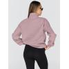 imageTrendy Queen Womens Oversized Sweatshirts Fall Fashion Hoodies Half Zip Pullover Long Sleeve Shirts Clothes OutfitsDarkpink
