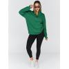 imageTrendy Queen Womens Oversized Sweatshirts Fall Fashion Hoodies Half Zip Pullover Long Sleeve Shirts Clothes OutfitsGrass