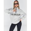imageTrendy Queen Womens Oversized Sweatshirts Fall Fashion Hoodies Half Zip Pullover Long Sleeve Shirts Clothes OutfitsGreyla