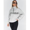 imageTrendy Queen Womens Oversized Sweatshirts Fall Fashion Hoodies Half Zip Pullover Long Sleeve Shirts Clothes OutfitsGreyla