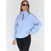 imageTrendy Queen Womens Oversized Sweatshirts Fall Fashion Hoodies Half Zip Pullover Long Sleeve Shirts Clothes OutfitsLightblue