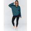 imageTrendy Queen Womens Oversized Sweatshirts Fall Fashion Hoodies Half Zip Pullover Long Sleeve Shirts Clothes OutfitsNavy