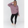 imageTrendy Queen Womens Oversized Sweatshirts Fall Fashion Hoodies Half Zip Pullover Long Sleeve Shirts Clothes OutfitsNutmeg