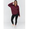 imageTrendy Queen Womens Oversized Sweatshirts Fall Fashion Hoodies Half Zip Pullover Long Sleeve Shirts Clothes OutfitsWinered