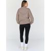 imageTrendy Queen Womens Oversized Sweatshirts Turtleneck Pullover Long Sleeve Hoodies Tops Fall Fashion Outfits 2025 ClothesCoffeegrey